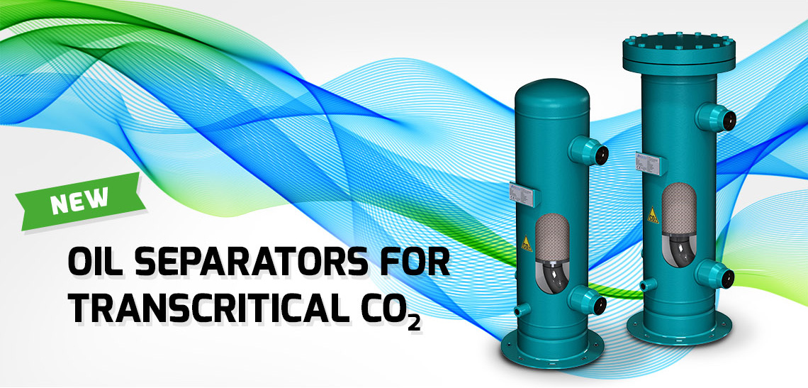 OIL SEPARATORS FOR TRANSCRITICAL CO2